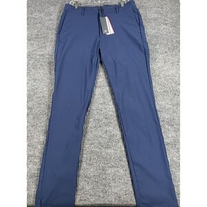 Ben Sherman Pants Mens 32x34 Blue Chino Heritage Casual Golf Outdoor New